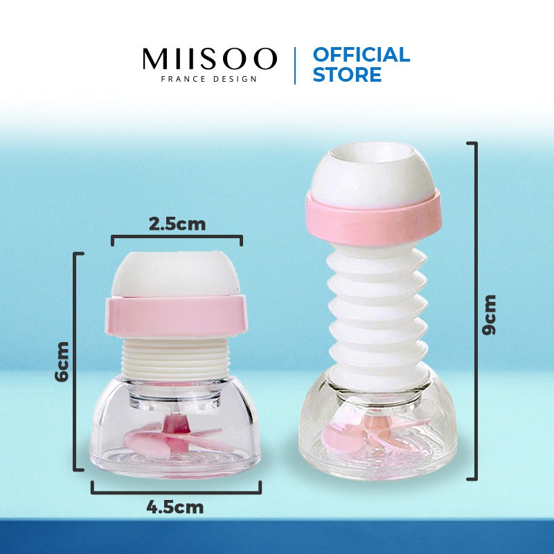 MIISOO Sambungan Kran FLEXIBLE Filter Air Anti Splash Shower Saringan Kran Air Keran