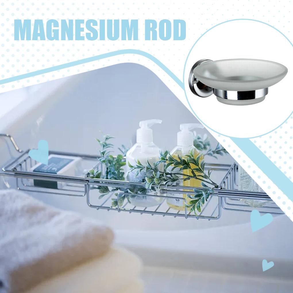 Gantungan Piring Sabun Gelas Tempel Dinding Bahan Metal Holder Tanpa Bor Rak Dipoles Untuk Aksesoris Shower Kamar Mandi Rumah