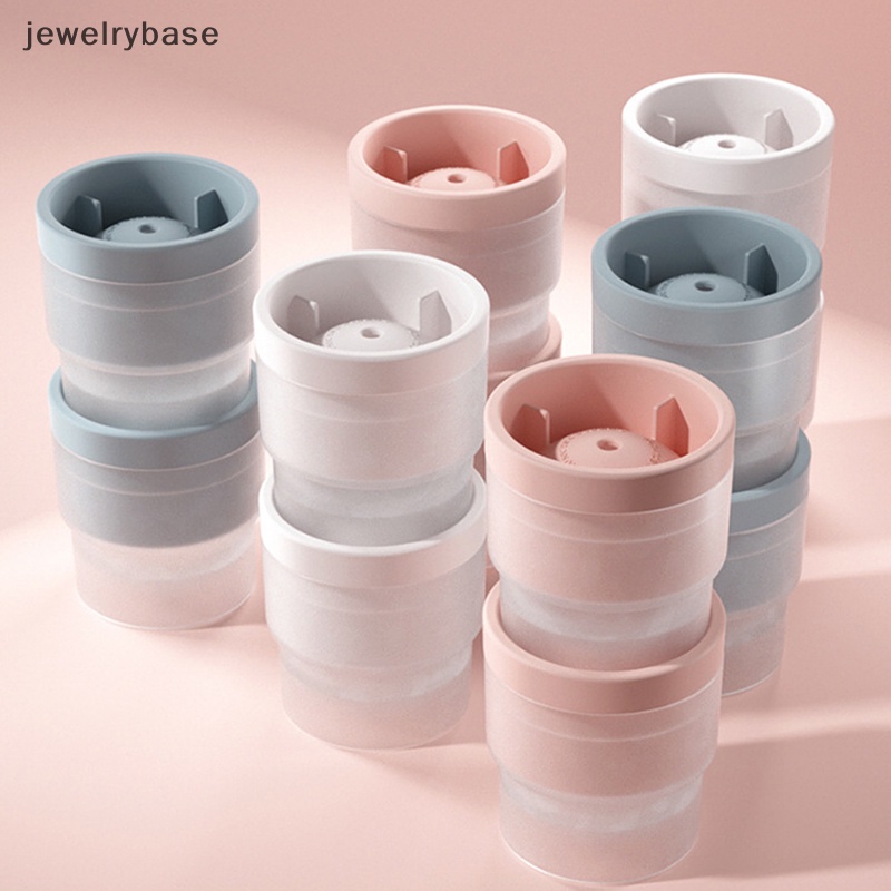 [jewelrybase] 1pc Cetakan Ice Ball Maker Tutup Silikon Bulat Sphere Cube Untuk Cocktail Whiskey Boutique