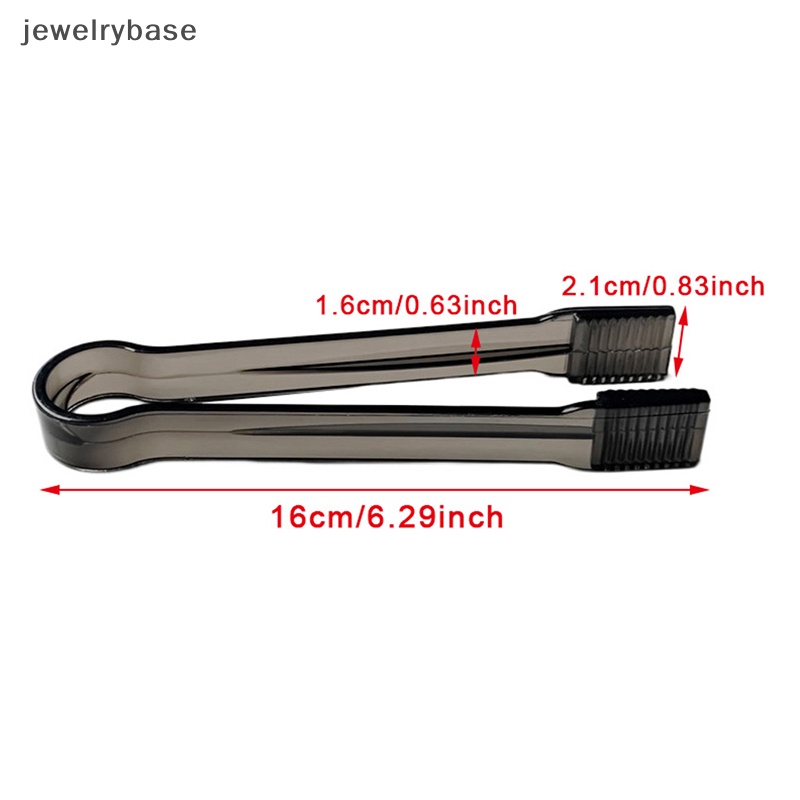 [jewelrybase] 1pc Penjepit Es Dapur Plastik Makanan Serving Tong Cube Sugar Clip Grabber Boutique