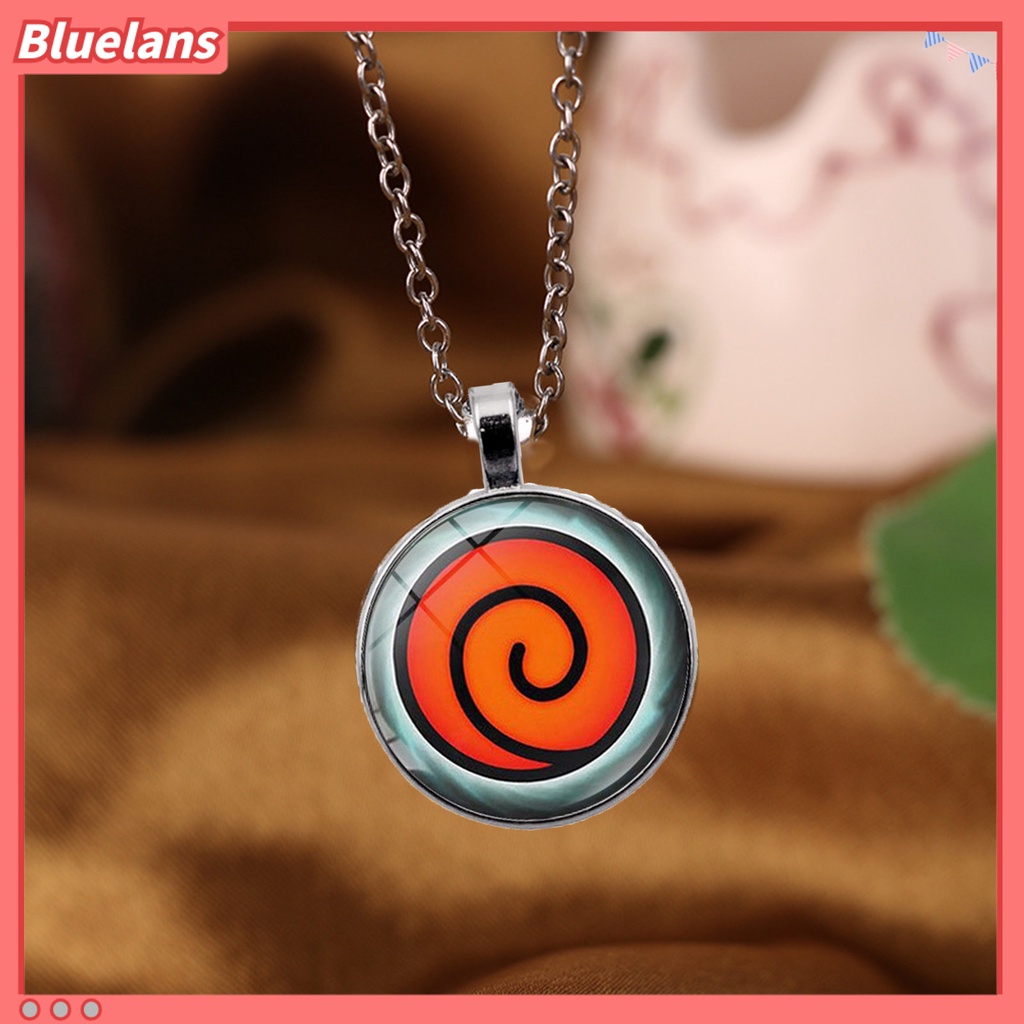 [BLS] Charm Kalung Anime Peripheral Pola Unik Bentuk Bulat Geometris Dengan Liontin Menghias Menawan Aksesoris Anime Naruto Liontin Kalung Untuk Penggemar Anime