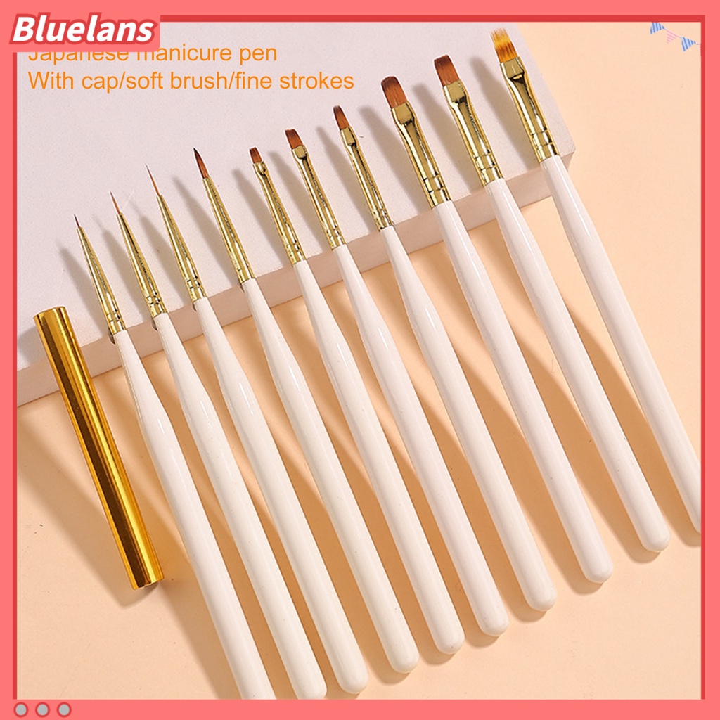 [BLM] Kuas Nail Art Bulu Lembut Multifungsi Alat Nail Art Lukisan Pen Acrylic Gel UV Polish Brush Perlengkapan Kuku