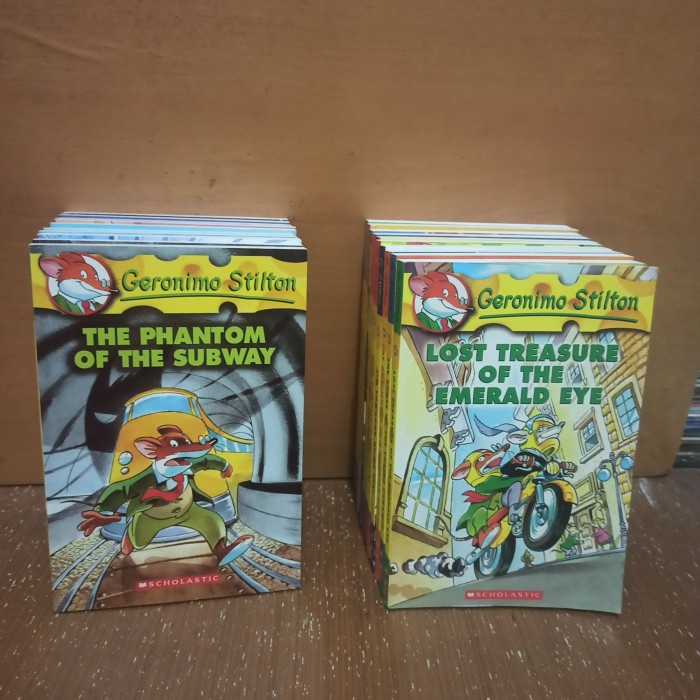 original Geronimo stilton vol 1-20(20) (inggris)