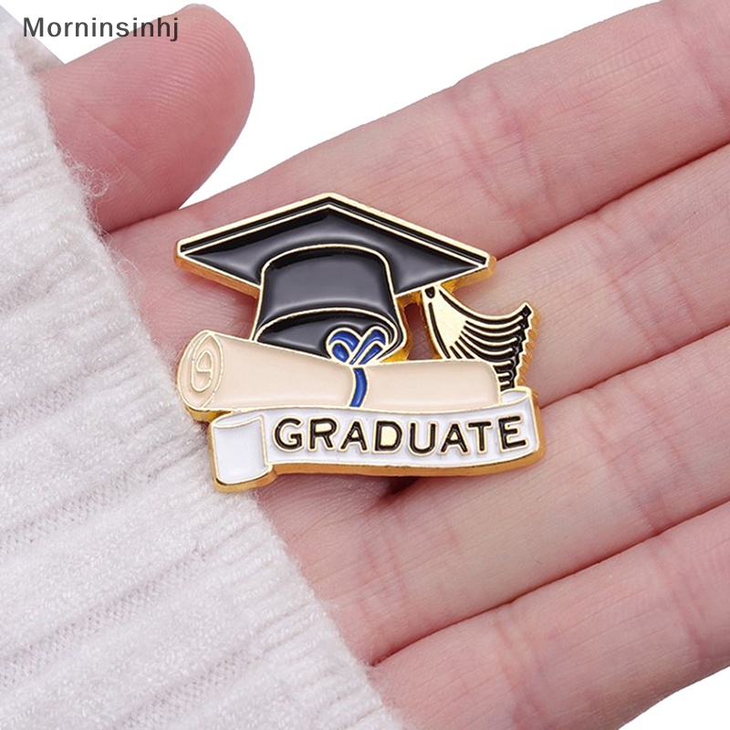 Mornin Wisuda Enamel Pin Siswa Sarjana Cap Bros Kerah Lencana Ransel Best Wishes Perhiasan Hadiah Untuk Teman id