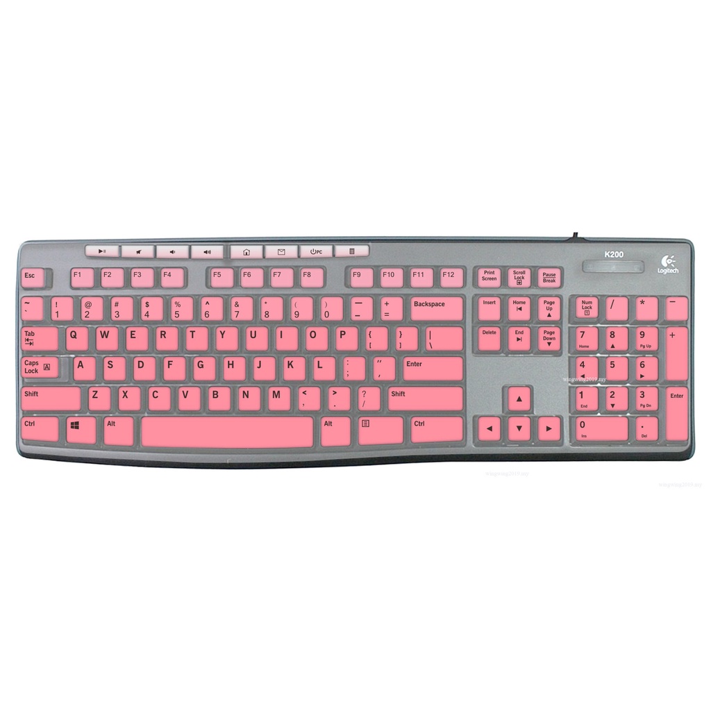 Skin Cover Keyboard Untuk Logitech MK200 MK270 MK260 MK295 MK275 MK260 Logitech K270 K200 K260 Pelindung Keyboard Layout As