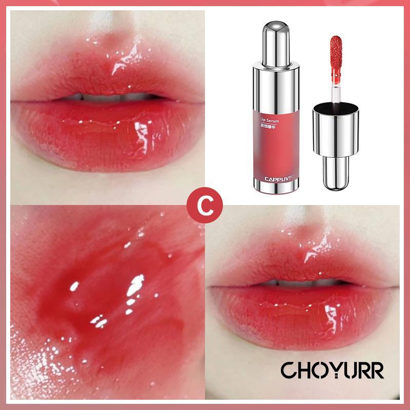 【COD】CAPPUVINI Lip Gloss Botol Susu Kecil Cermin Lip Glaze Waterproof-CH