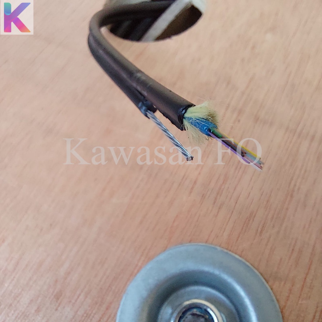 KU Mini 12 Core Fig 8 /kabel FO bulat 12 core fig8 fiber tekno panjang 2km