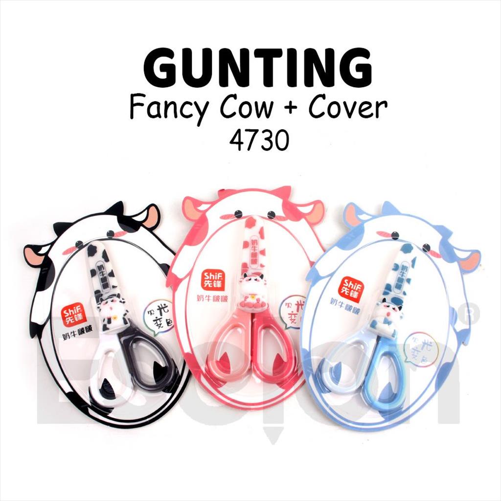 

1pcs Gunting Fancy Karakter Sapi 1239 / Gunting Kertas Tutup Fancy