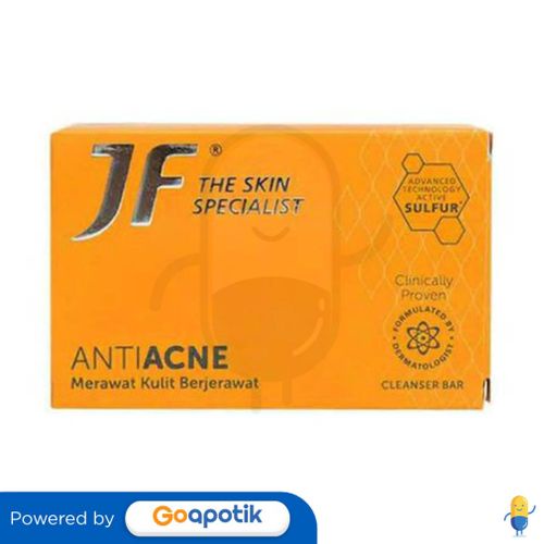 Jf Sulfur Anti Acne Cleanser Bar 90 Gram