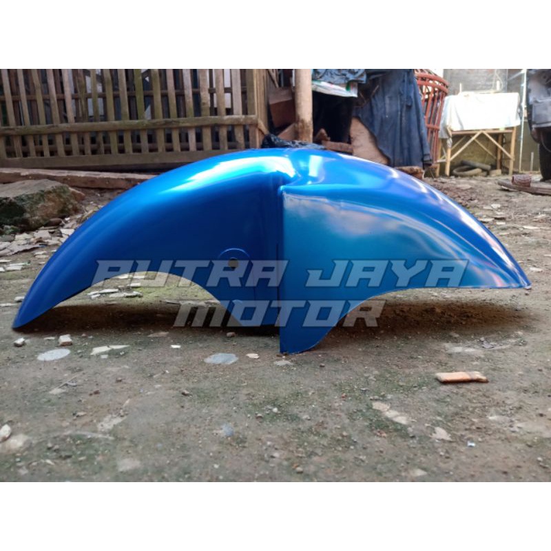 Selebor Ninja R Spakbor Depan Ninja R old Warna Biru Kualitas Cat Sangat Rapi bahan mirip dengan Ori