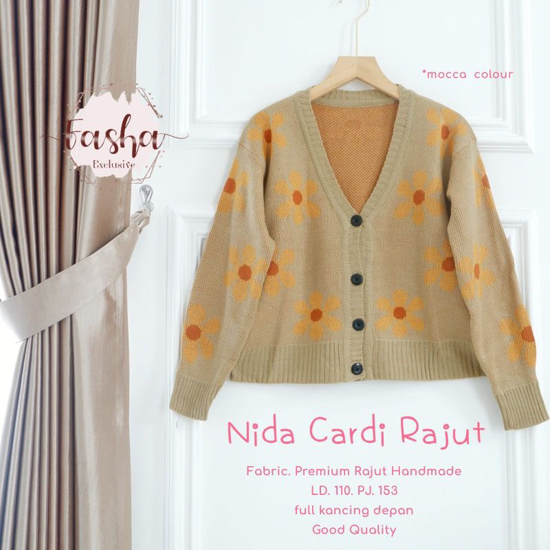 NIDA CARDI RAJUT ORI FAHSA | Premium Rajut handmade