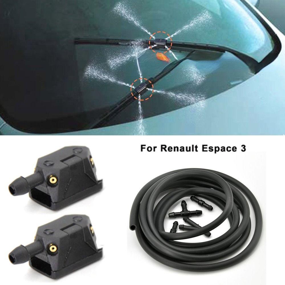 Populer Washer Nozzle Kit Universal ABS Plastik Wiper Mesin Cuci Untuk Renault Espace 3untuk Wiper Arm Nozzle Sprinkler 8mm 9mm