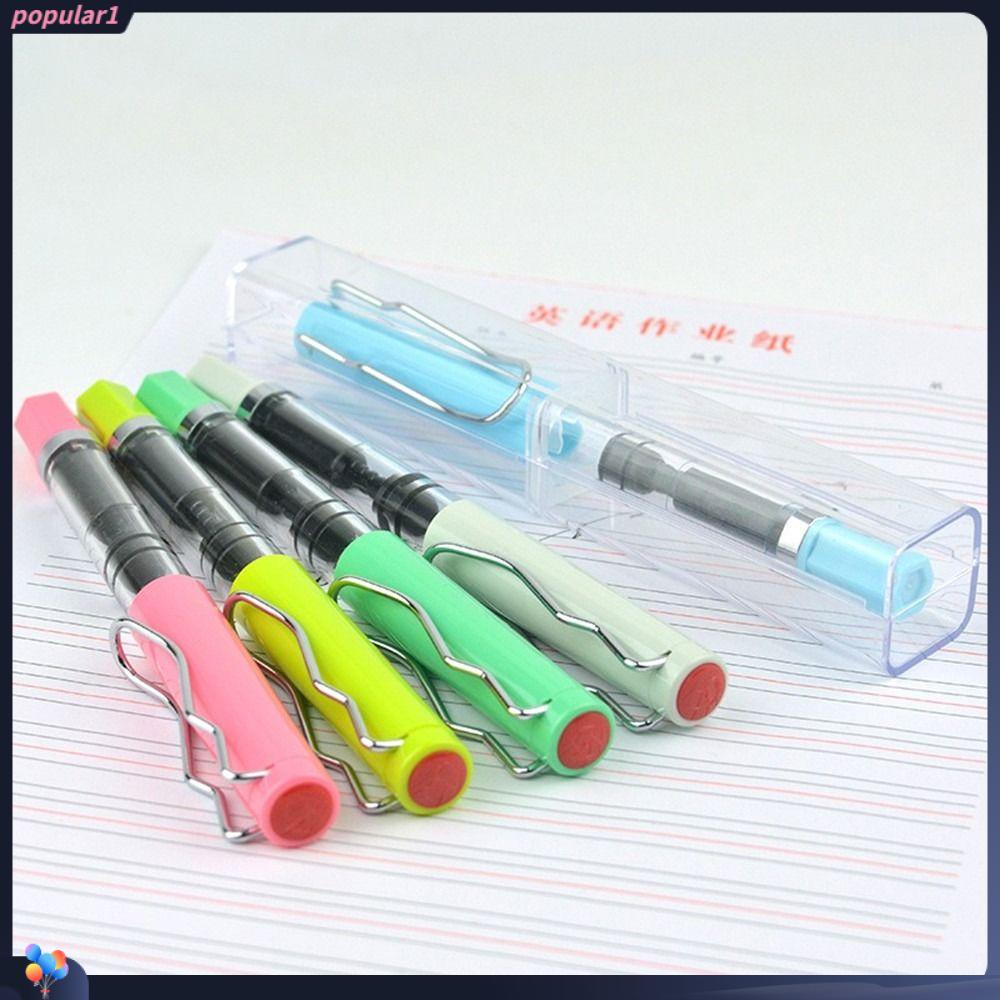 Populer Piston Pen Dewasa Tulis Halus Tahan Lama Siswa