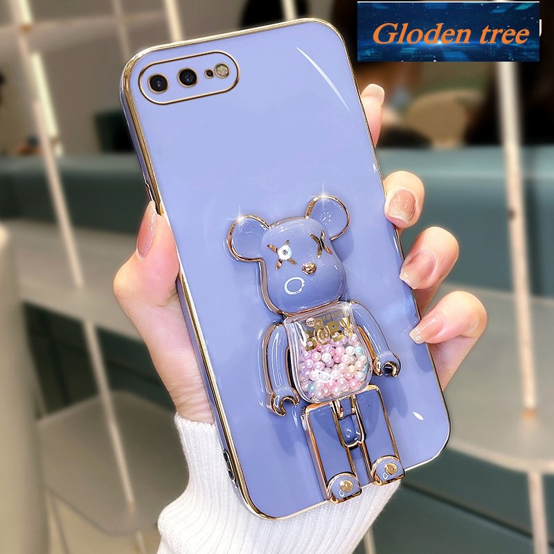 [cuci Gudang]loden tree stapelasing iphone 7 plus iphone 8 plus iphone se 2 2020 ipnone se3 2022 Casing ponsel 1oftcase -motiflectroplated silikon shockproof new design