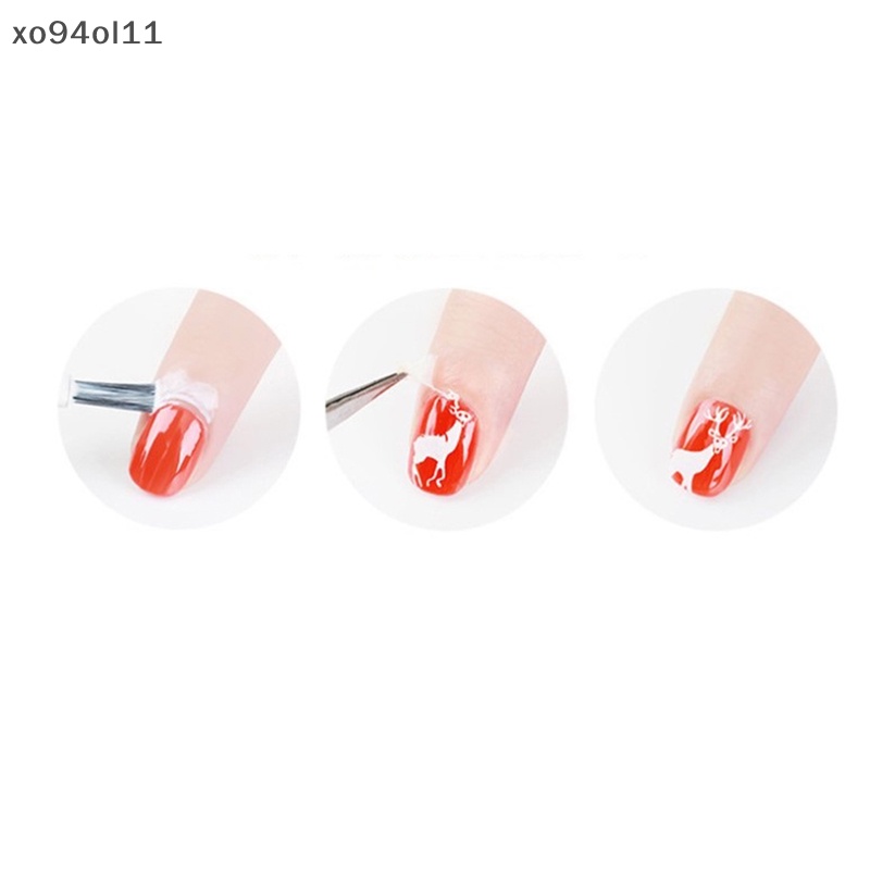 Xo Desain Kuku Silikon Bening Nail Art Scraper Nails Gel Kutek Stamping OL