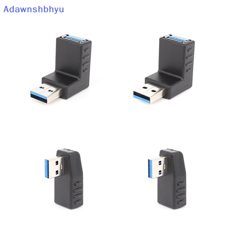 Adhyu Adapter Konektor USB 3.0 A Male To Female Siku Kiri Kanan 90derajat ID