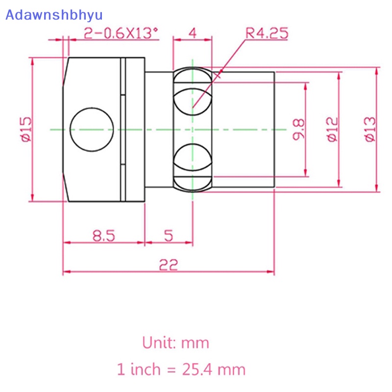 Adhyu Kecerahan Tinggi 635nm 5mw Modul level Garis Merah Pengoperasian Lama ID