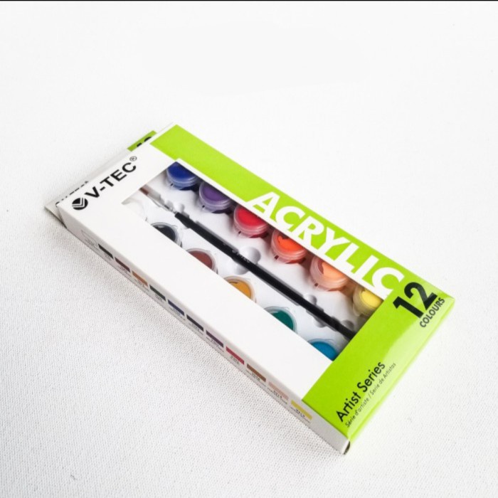 

V-TEC Cat Acrylic VT-512TB 5ml x 12 Warna