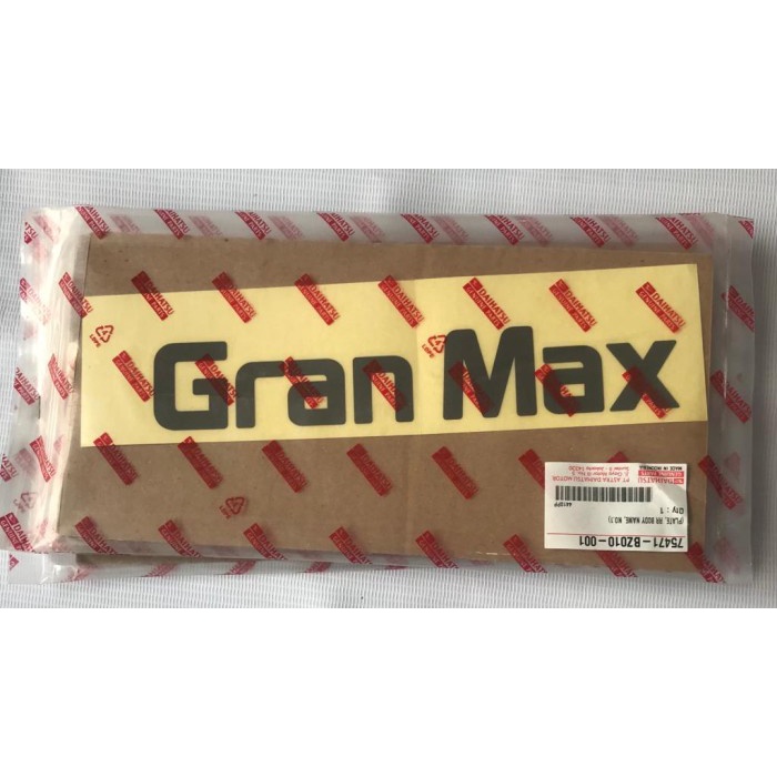 Sticker granmax 75471-BZ010-001 Daihatsu