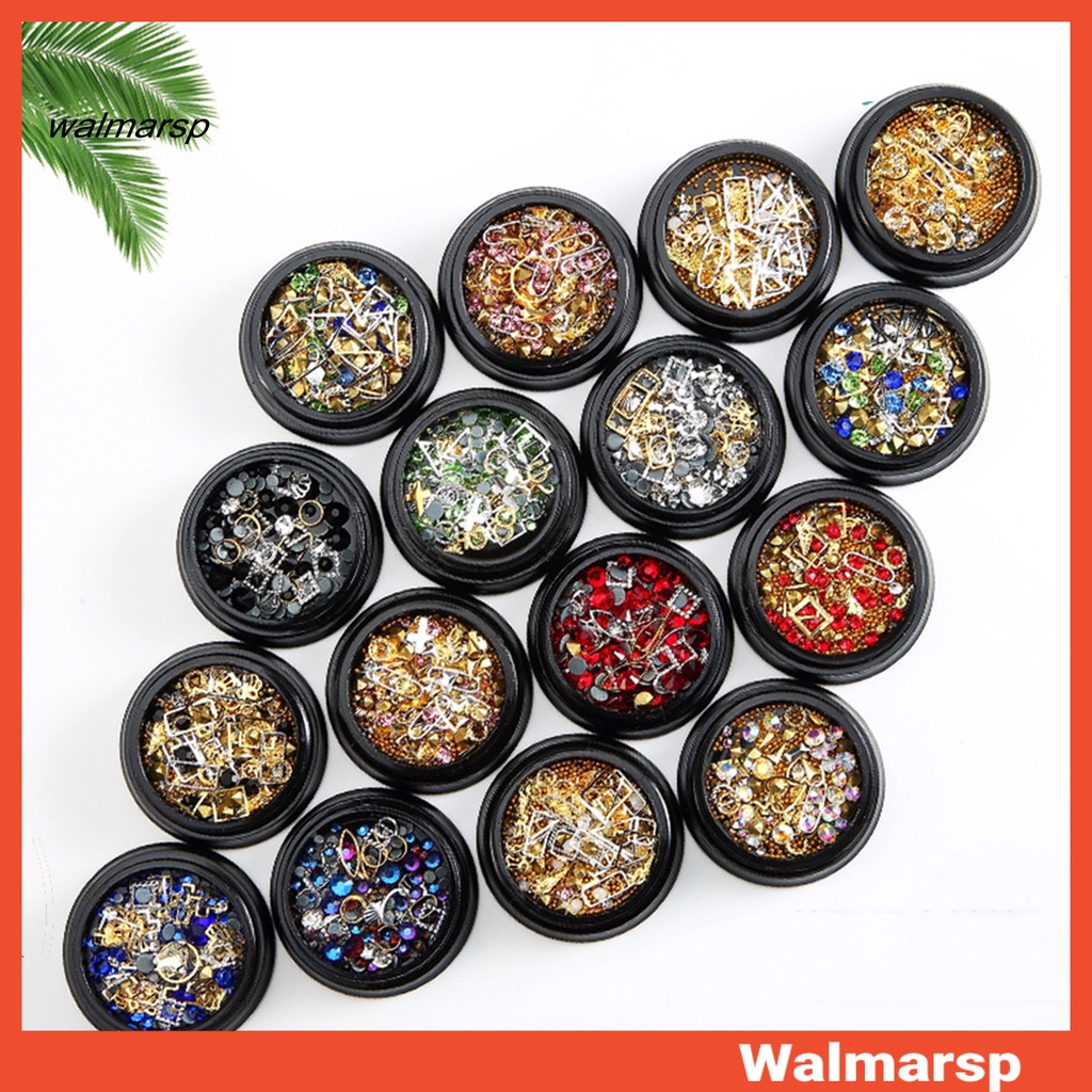 Ws Kuku Sequin Mutiara Imitasi Kreatif Manicure Decor Beauty Nail Art Decal Untuk Wanita