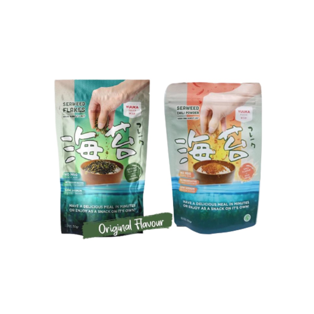 Yuuka Food - Abon Rumput Laut 50gr Non MSG - Seaweed Flake Mpasi