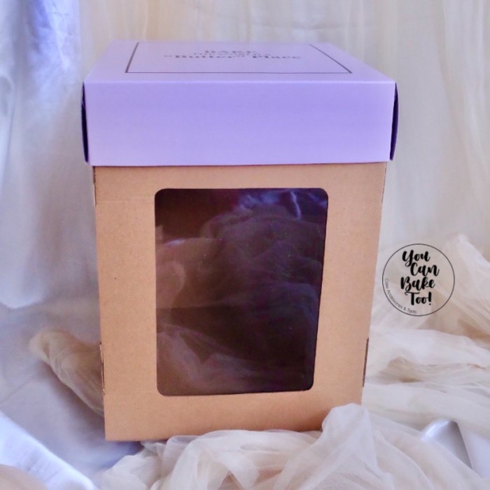 

Promo Terlaris Cake Box 25x25x35cm - window (choco)