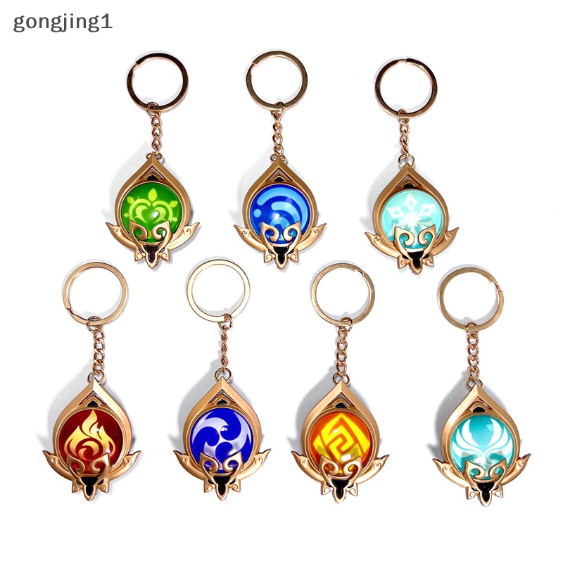 Ggg Gantungan Kunci Anime Genshin Impact Vision Element Mata Tuhan Untuk Pria Gantungan Kunci Mobil Aksesoris Wanita Lucu Tas Liontin Key Ring Hadiah ID