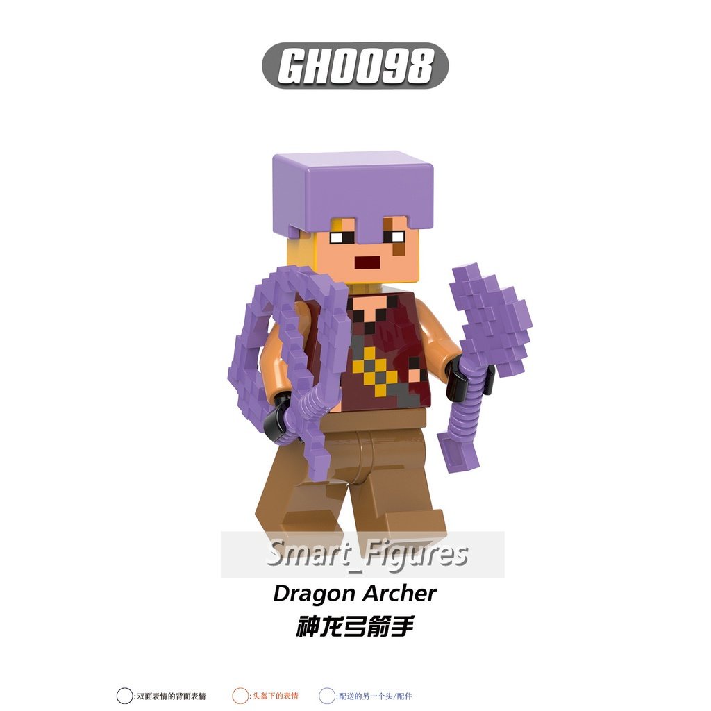 Minecraft Mini Action Figure Guard Soldier Bee-bear Sentry Mengumpulkan Mainan