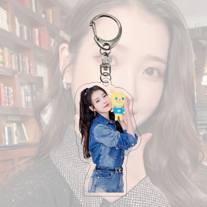 1pc IU YUQI SHUHUA (G)I-DLE Gantungan Kunci Akrilik GIDLE Key Ring Hanging Up