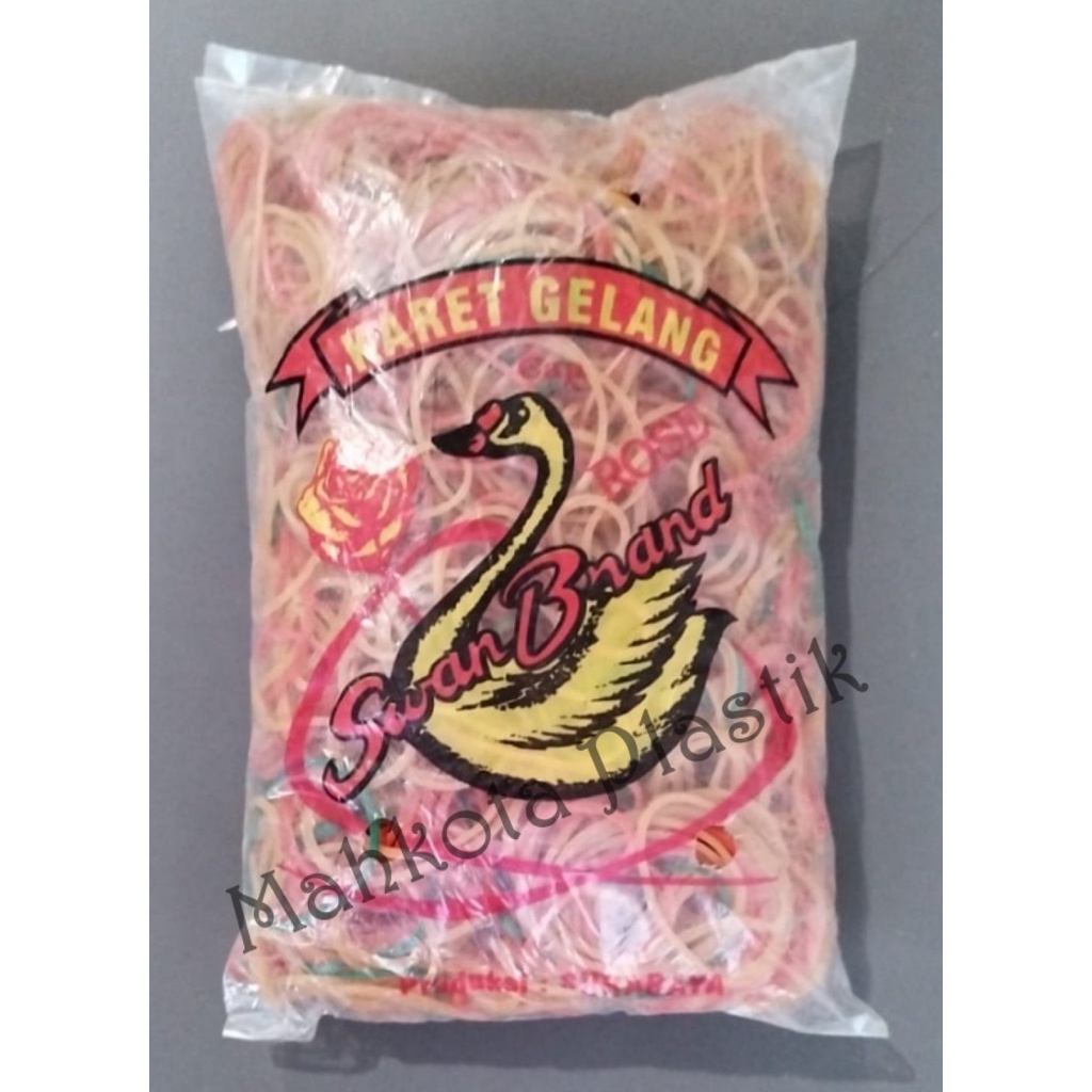 Karet Gelang Pentil merk Swan 1/2kg