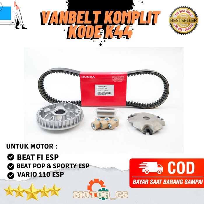 V-belt motor honda Beat fi esp - Beat pop - panbel beat injeksi - K44