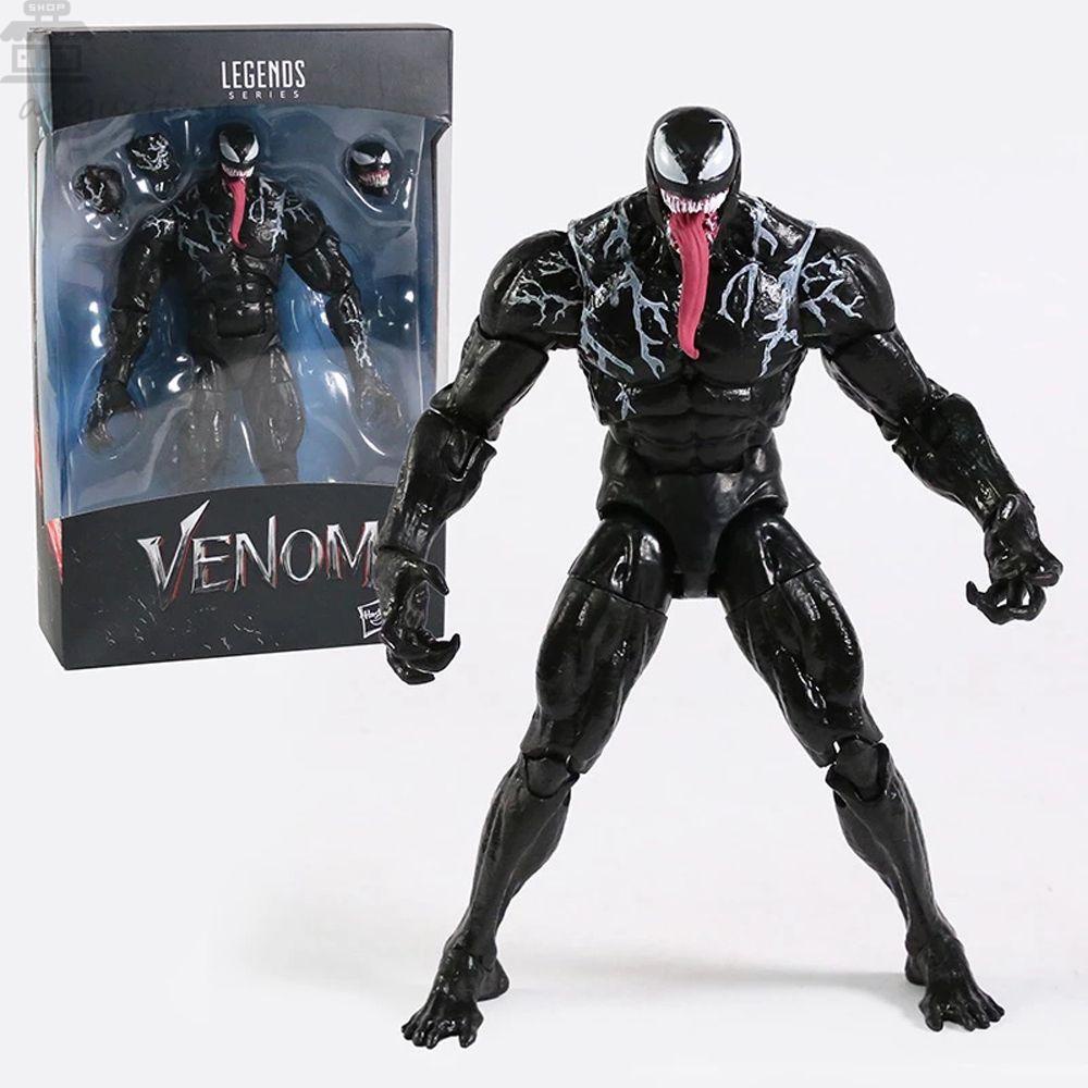 Koleksi Action Figure Venom Agustina 7-Inch Marvel Joint Mainan Model Bergerak