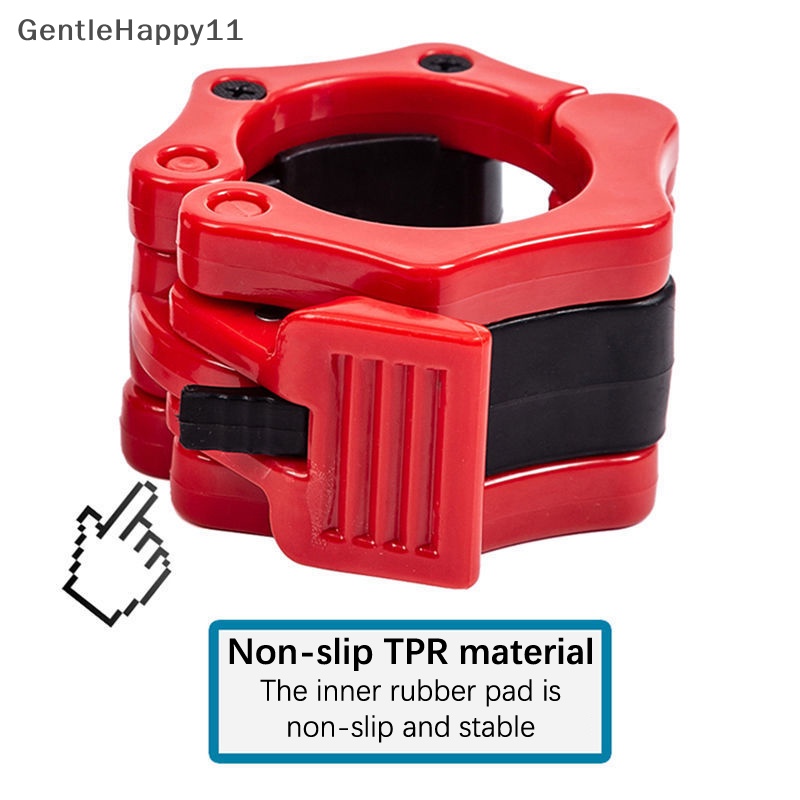 Gentlehappy 50mm Spinlock Barbel Collars Quick Release Barbell Clamp Weight Bar Clips Untuk Latihan Angkat Berat Dan Kekuatan id