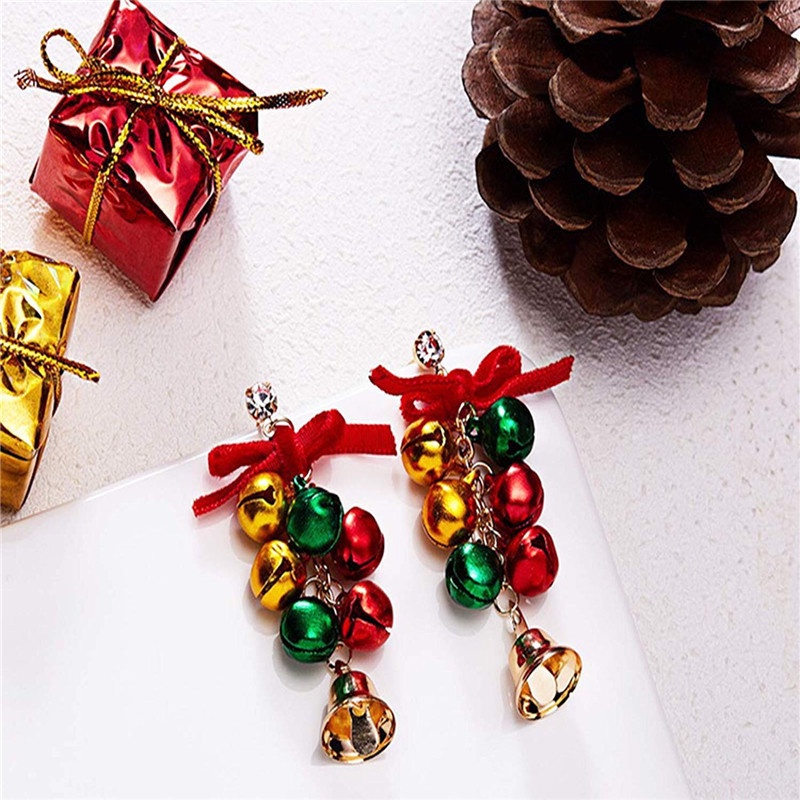 [FRA] Anting Busur Lonceng Fashion Dan Sederhana Anting Natal