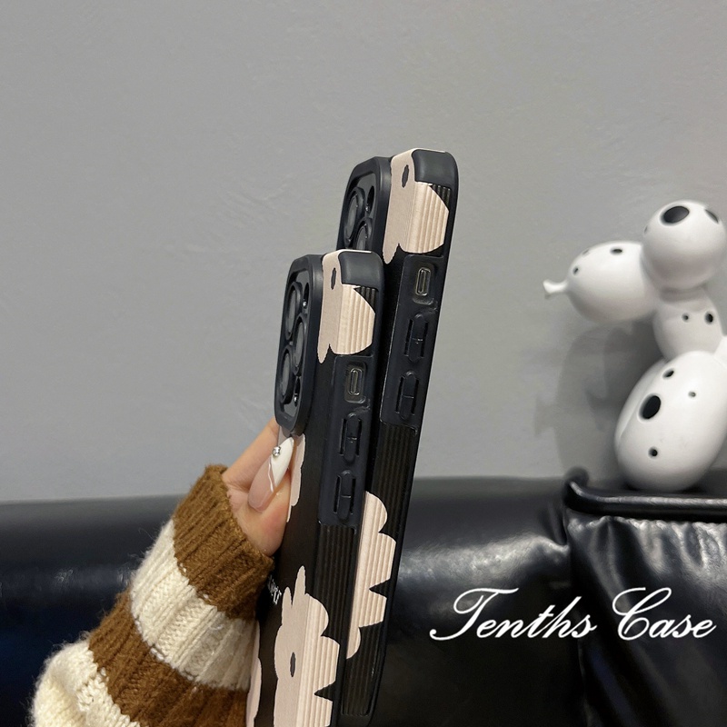 Kompatibel Untuk Iphone14 13 12 11 Pro Max X XR Xs Max7 8 Plus SE 2020bunga INS Gaya Ponsel Case Soft Back Cover