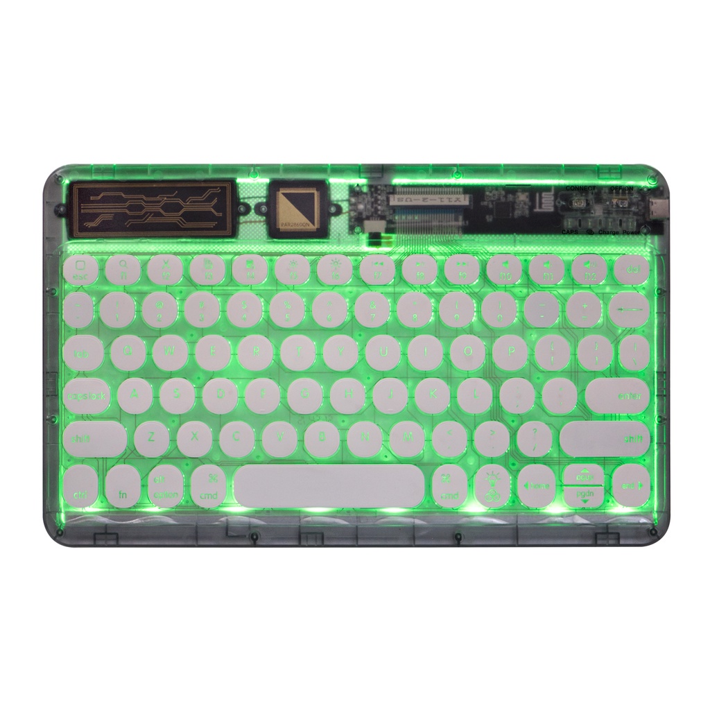 AKN88 - ROCKWARE RW-0303D - Magic Crystal Design Bluetooth Slim Mini Keyboard