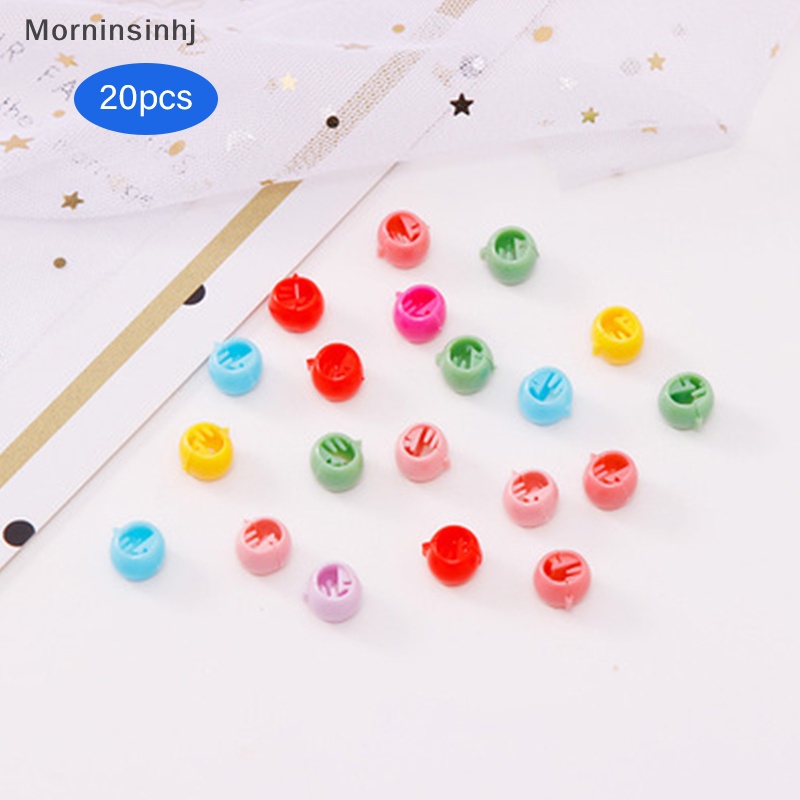 Mornin Lovely Beads Jepit Rambut Untuk Anak Perempuan Warna Permen Bahan Plastik Klip Rambut Mini Barrette id