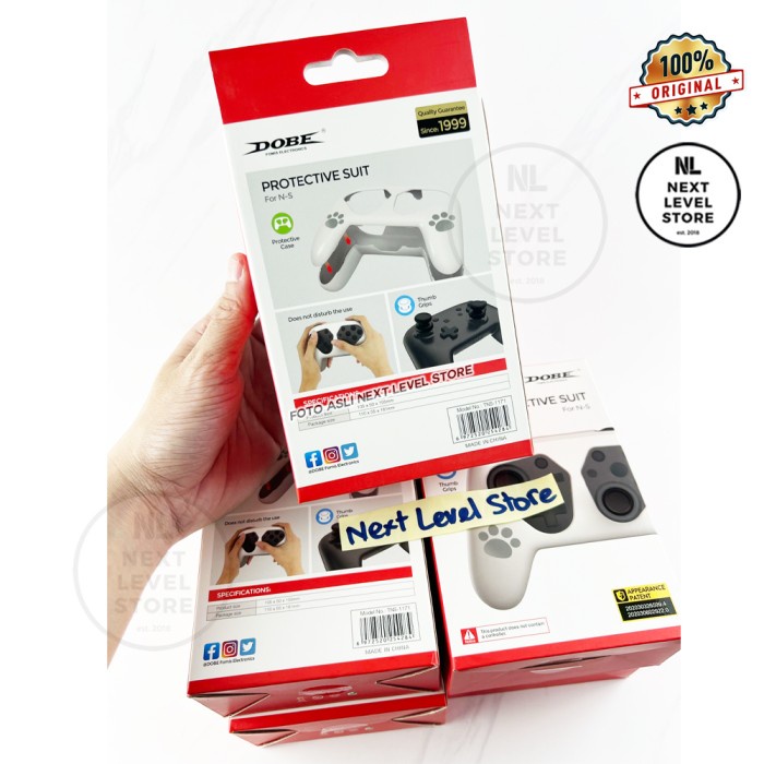 DOBE Nintendo Switch Pro Controller Protective Suit Set TNS-1171 Case