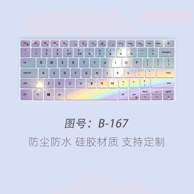 Cover Film Pelindung Keyboard Notebook Kartun Dicat Bunga Untuk Dell Vostro 5000 13.3 Inch 5390vostro 14 3400 3405 3401 Inspiron 13 7000 7391 5390 5391 14 5490 5493 Inspiron 13