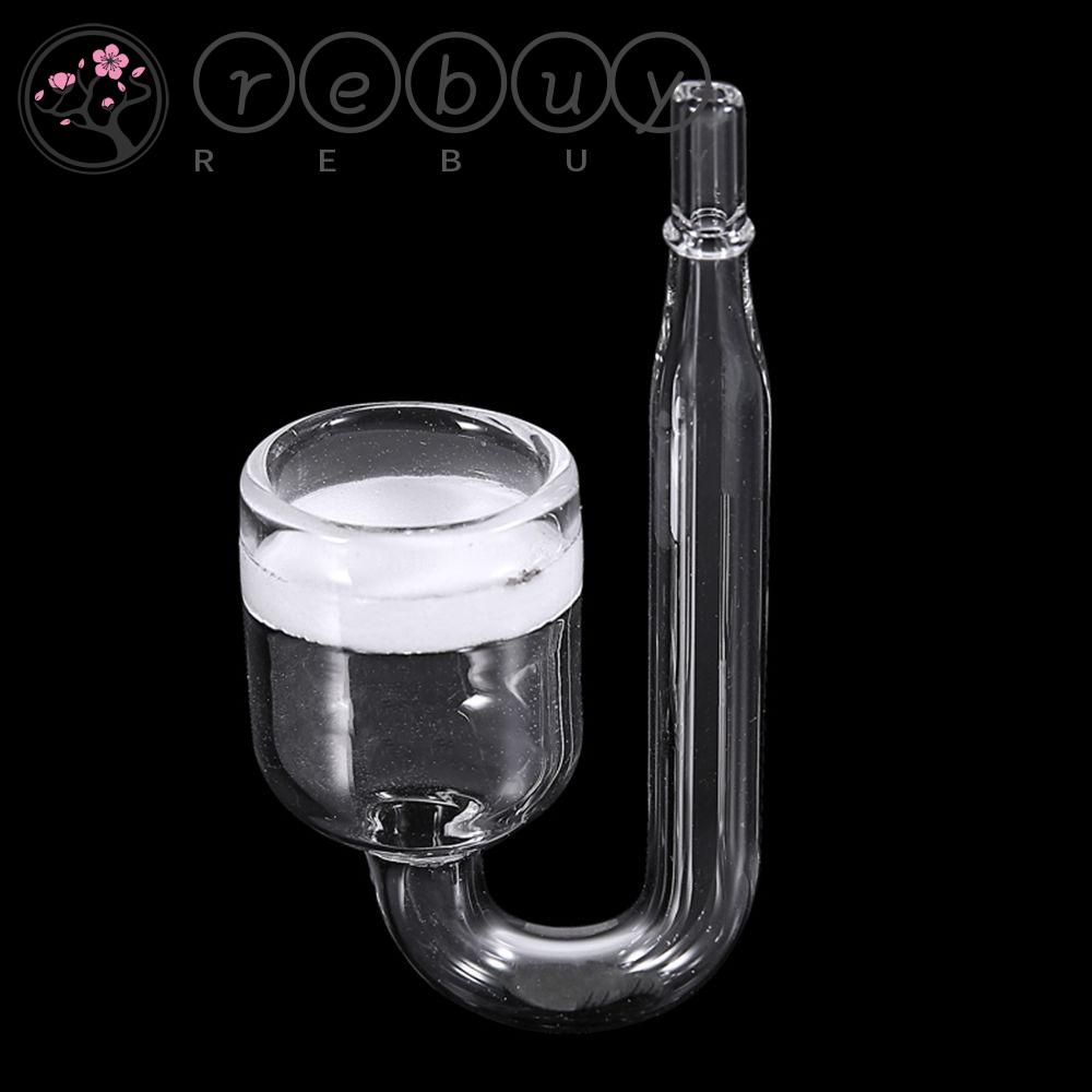 REBUY Rebuy CO2 Diffusers Keramik Disces Glass Cup Aquarium Atomizers Regulator Tangki Ikan Aksesoris Aquarium