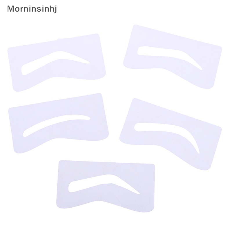 Mornin 10pasang Pembentuk Alis Membentuk Stensil Grooming Pesona Template Kartu Alis Makeup id
