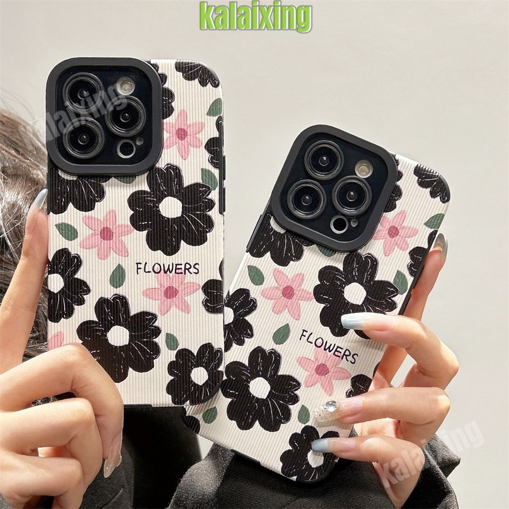 Minyak Lukisan Bunga Ilustrasi Kulit Phone Case untuk IPhone 14 Plus 14 13 12 11 Pro Max Xs Max xr X 7 8 Plus Soft Back Cover