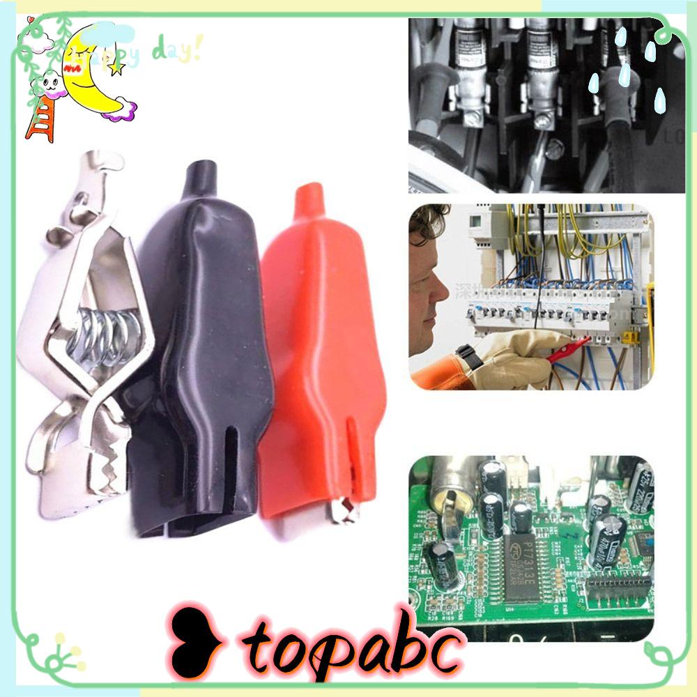 TOP 20a Klip Buaya Untuk Jumper Listrik Bersarung Klip Buaya Spring Clamp Double-Ended Crocodile Clip Klip Buaya