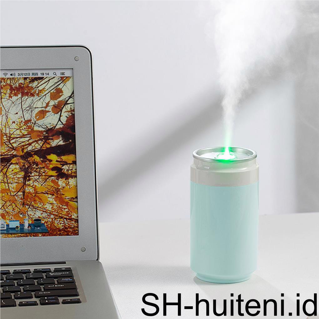 Humidifier Udara Mobil Cool Mist Humidifier USB Travel Car Humidifier Dengan 7warna Flame Lights Untuk Mobil Rumah Kantor Travel Kamar Tidur