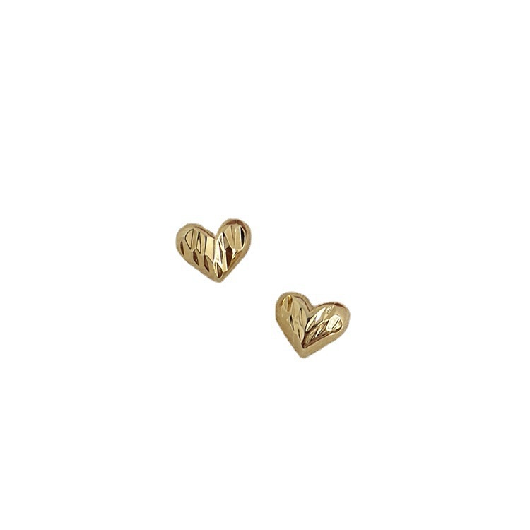 Anting Cinta Logam2023Anting Baru Anting Fashion Anting Kecil Dan Sederhana