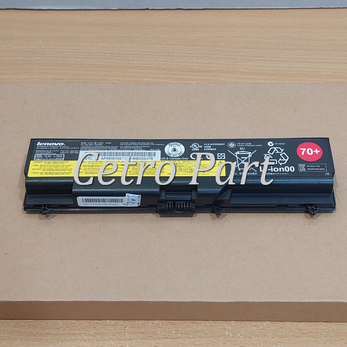 Baterai Batre Laptop Lenovo ThinkPad T430 T410 T420 T510 Series ( 70+ ) -NEW