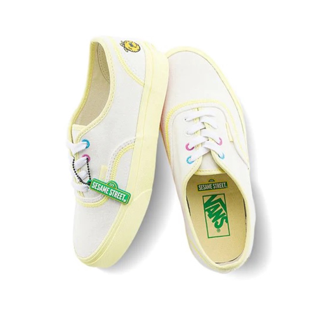 SEPATU VANS OFF THE WALL | AUTHENTIC SESAME STREET YELLOW MULTI