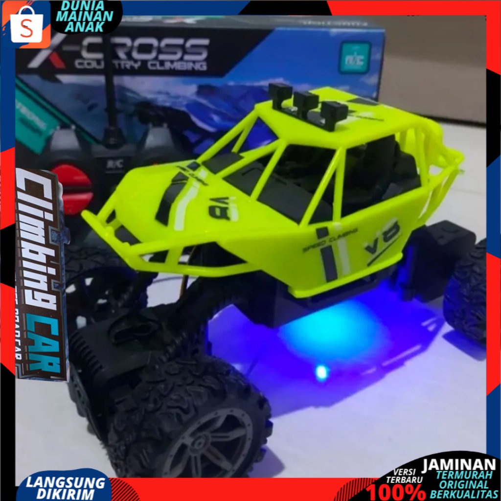 RC Rock Crawler speed Climbing Off Road  Remote Control Offroad Truck Mainan Mobil Remote Kontrol