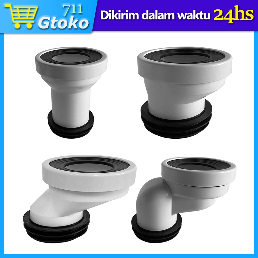 Seal Gasket Kloset Duduk / Pipa Pembuangan Closet / Konektor Flange Offset Toilet
