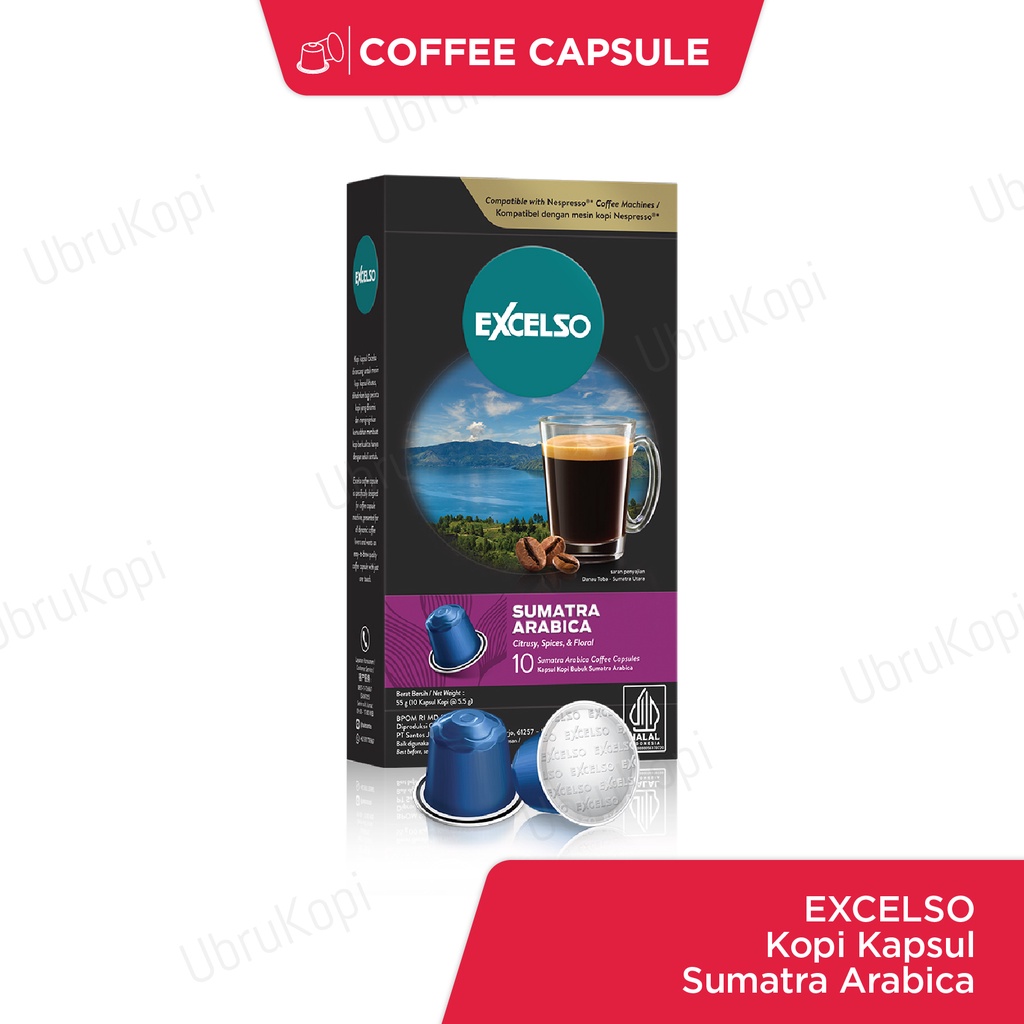

Excelso Kopi Kapsul Sumatra Arabica - Nespresso Compatible Coffee Capsule